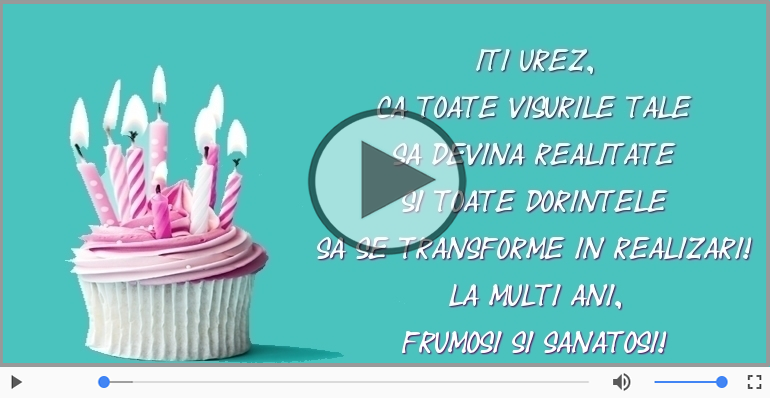 La multi ani, frumosi si sanatosi!