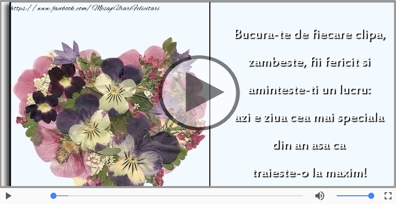 Azi e ziua cea mai speciala din an ... La multi ani!