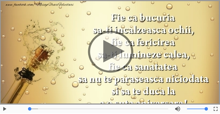 Fie ca... La multi ani!