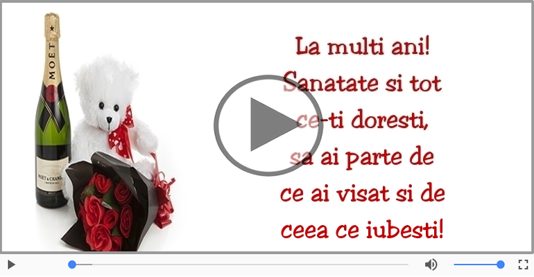 La multi ani! Sanatate si tot ce-ti doresti!