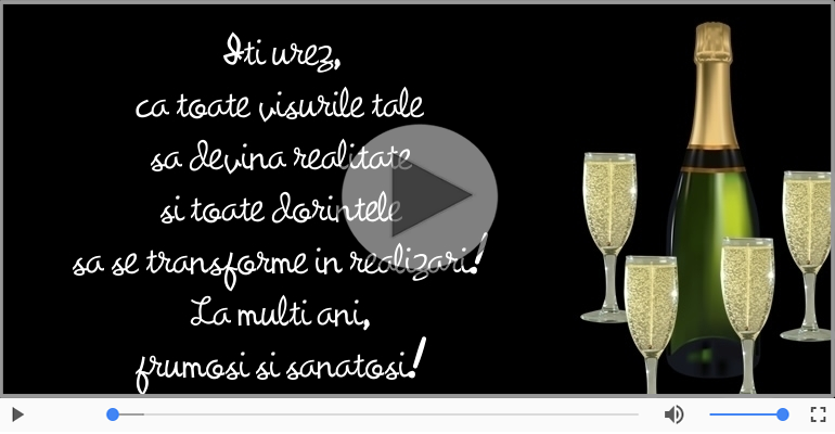 La multi ani, frumosi si sanatosi!