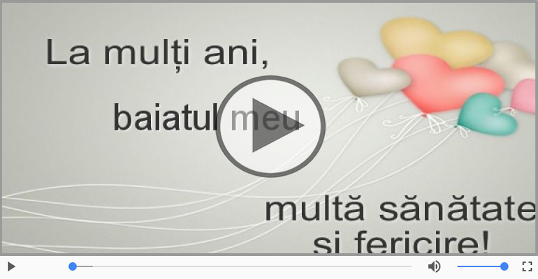 A mai trecut un an, La multi ani Baiatul meu!