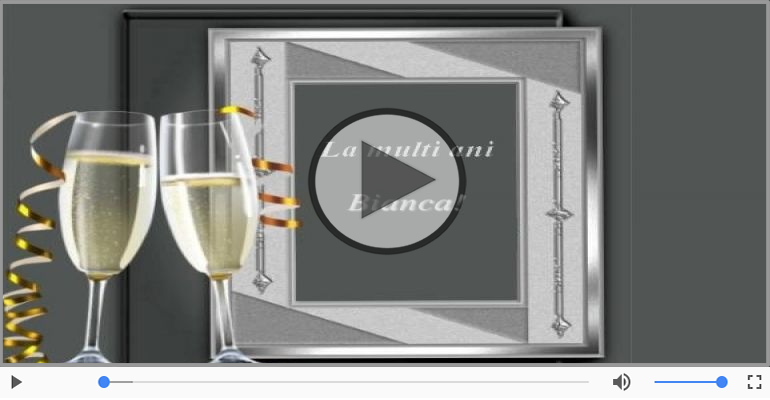 La multi ani cu sanatate, Bianca!