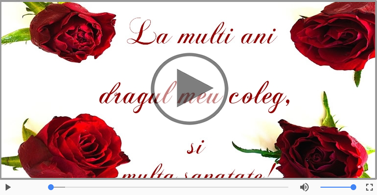 Colegul meu, La multi ani!