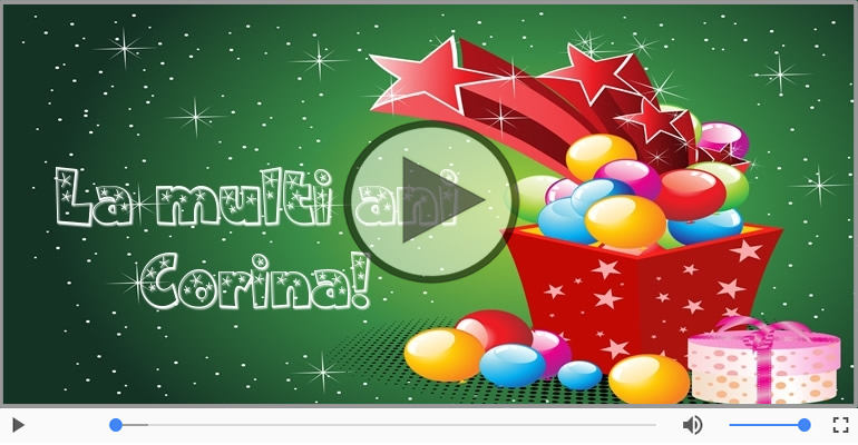 Felicitare muzicala - Happy Birthday Corina!
