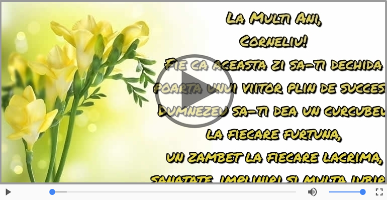 La multi ani, Corneliu!