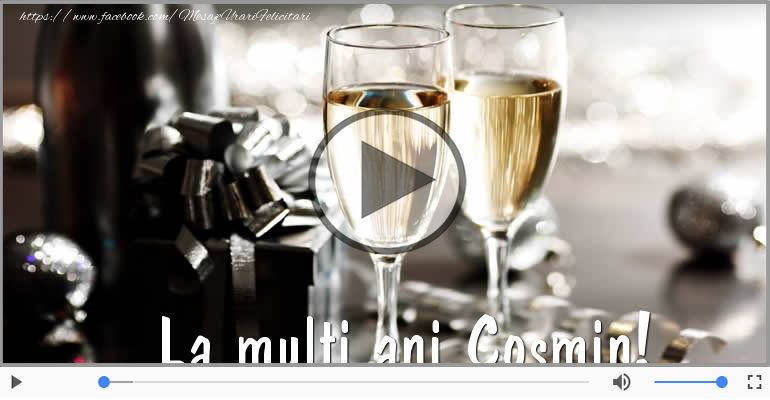 A mai trecut un an, La multi ani Cosmin!