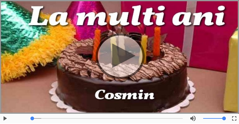 Cosmin, La Multi Ani!