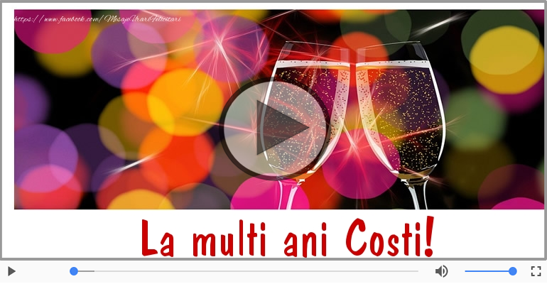 La multi ani, Costi!