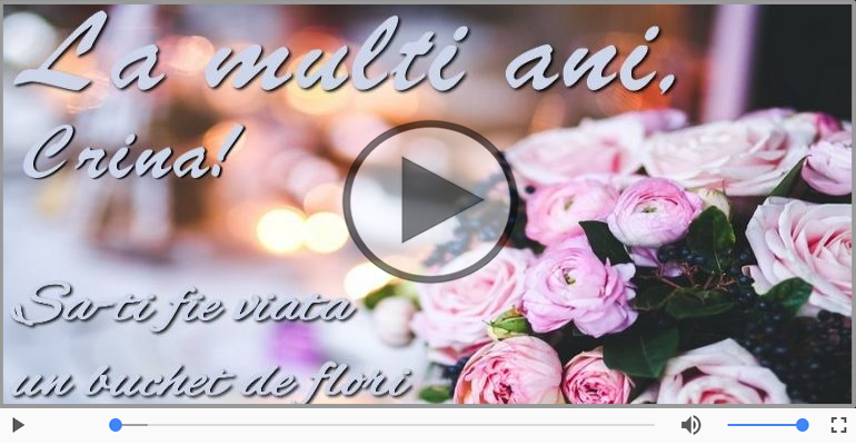 Crina, La Multi Ani!