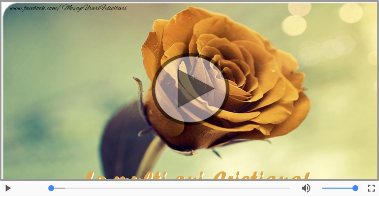 La multi ani cu sanatate, Cristiana!