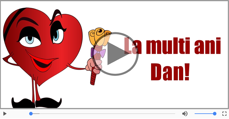 Felicitare muzicala - Happy Birthday Dan!