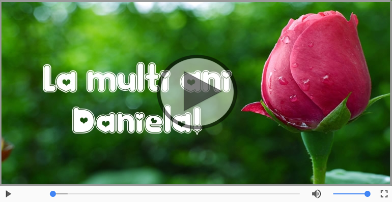 Felicitare muzicala - Happy Birthday Daniela!
