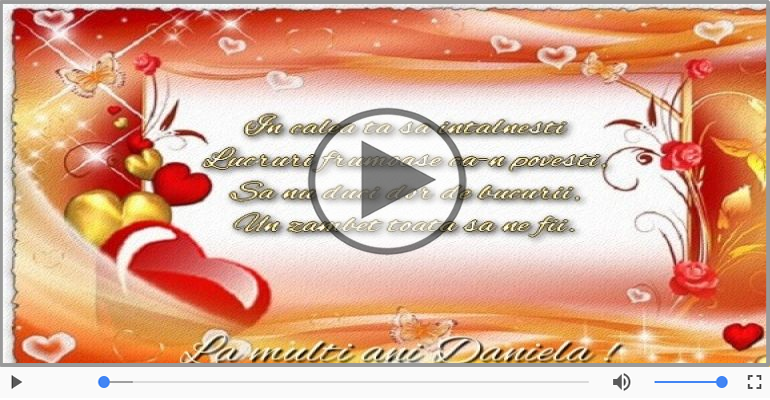 La multi ani, Daniela!