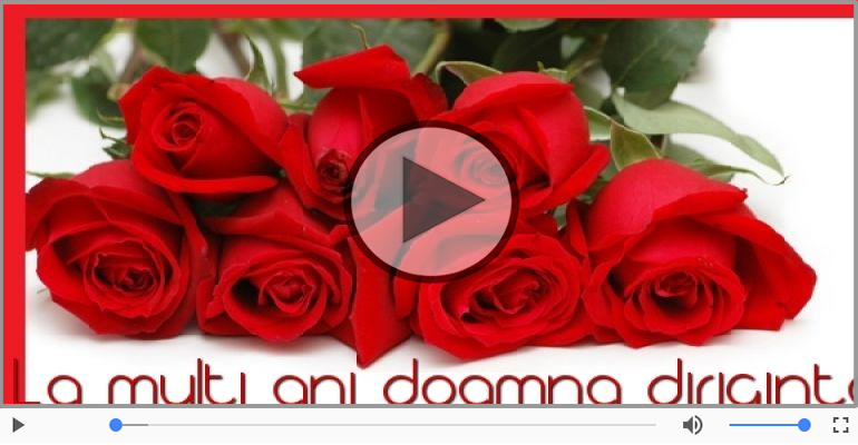 La multi ani, Doamna diriginta!