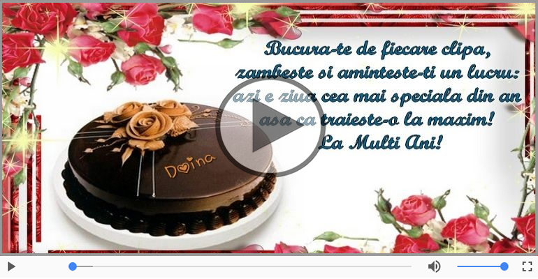 A mai trecut un an, La multi ani Doina!