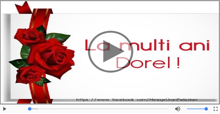 A mai trecut un an, La multi ani Dorel!