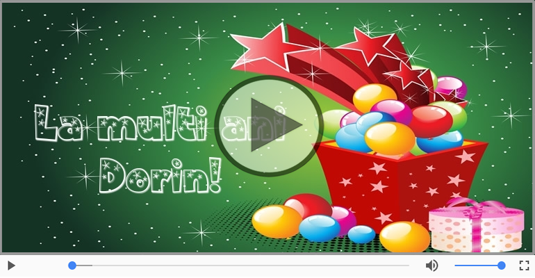 Felicitare muzicala - Happy Birthday Dorin!