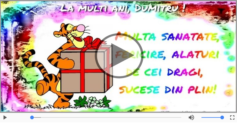 Dumitru, La Multi Ani!