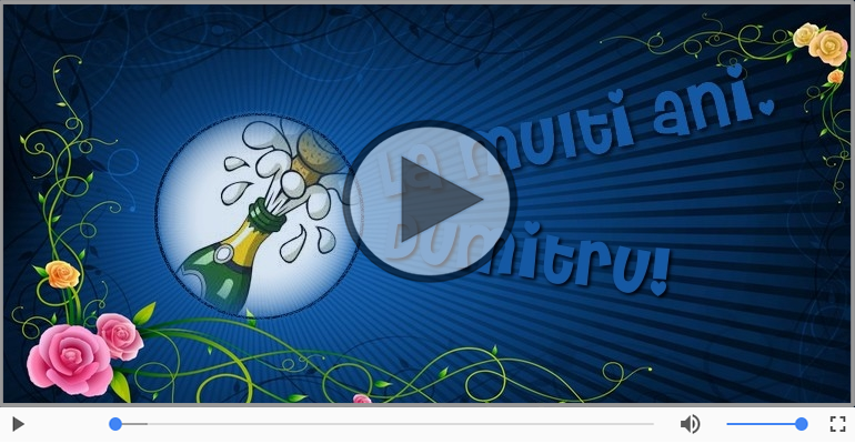 Felicitare muzicala - Happy Birthday Dumitru!
