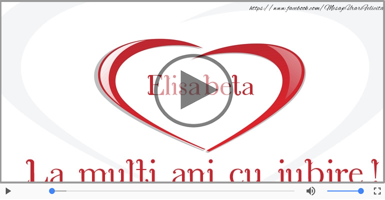 La multi ani cu sanatate, Elisabeta!