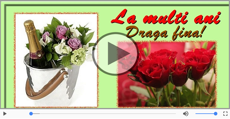 Felicitare muzicala de la multi ani pentru Fina!