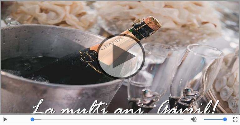 La multi ani cu sanatate, Gavril!