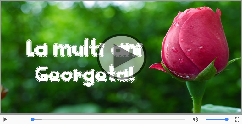 La multi ani, Georgeta!