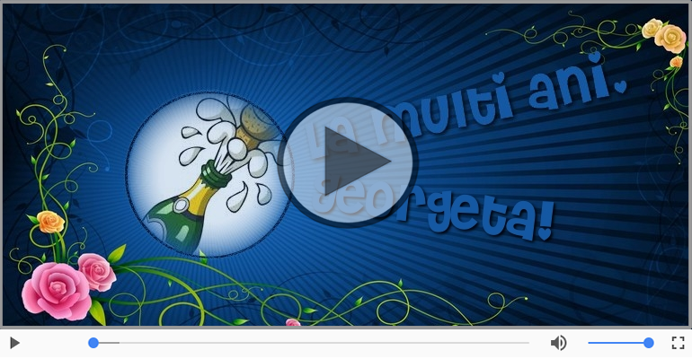 Felicitare muzicala - Happy Birthday Georgeta!