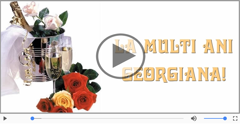Felicitare muzicala - Happy Birthday Georgiana!