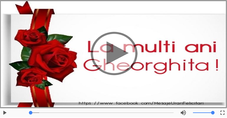 La multi ani, Gheorghita!
