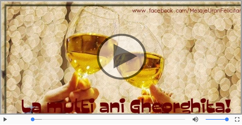 La multi ani cu sanatate, Gheorghita!