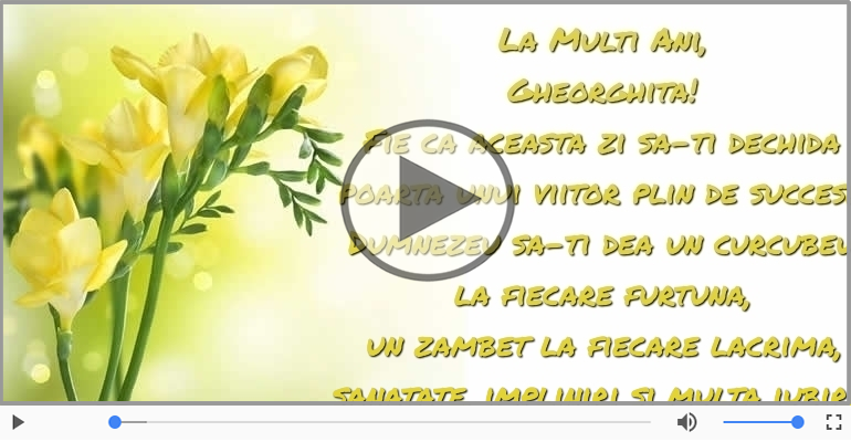 La multi ani, Gheorghita!