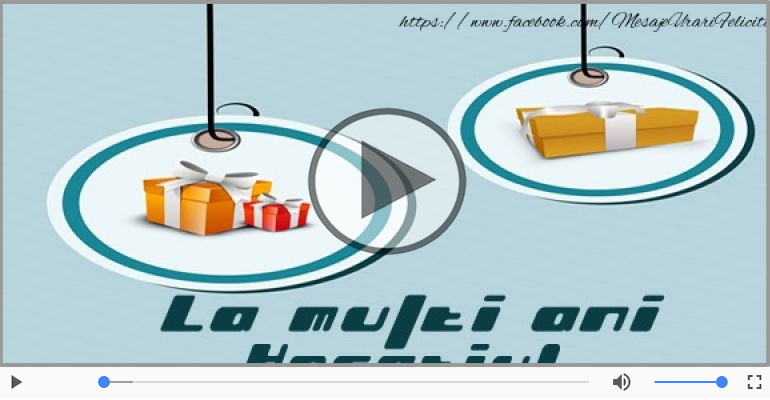 Felicitare muzicala - Multi ani traiasca pentru Horatiu!