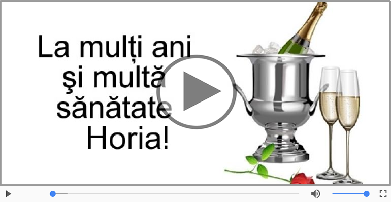 A mai trecut un an, La multi ani Horia!