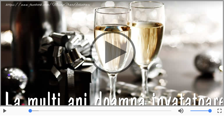 Felicitare muzicala de la multi ani pentru Invatatoare!