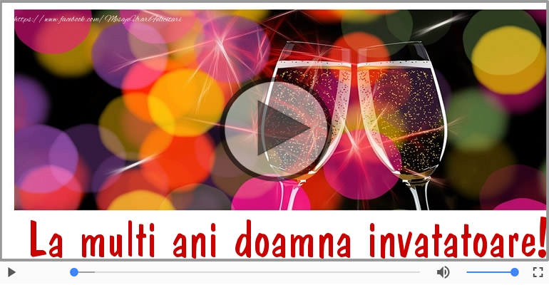 Felicitare muzicala - Multi ani traiasca pentru Invatatoare!