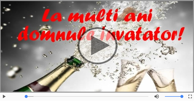 La multi ani, Domnule invatator!