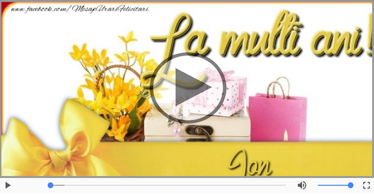 La multi ani, Ion!
