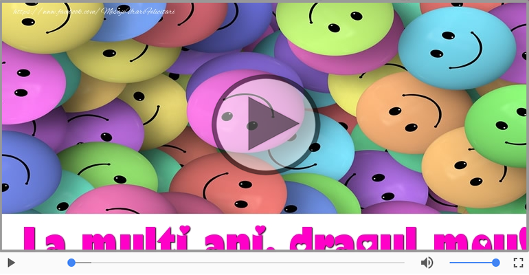 Felicitare muzicala - Happy Birthday Iubitule!