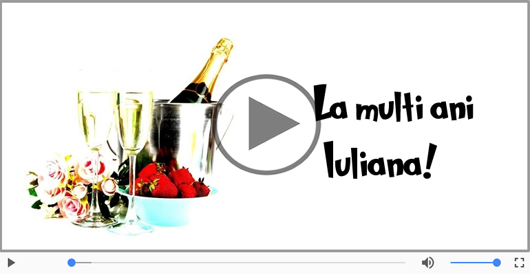 La multi ani, Iuliana!