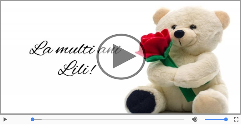 La multi ani cu sanatate, Lili!