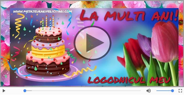 Felicitare muzicala de la multi ani pentru Logodnic!