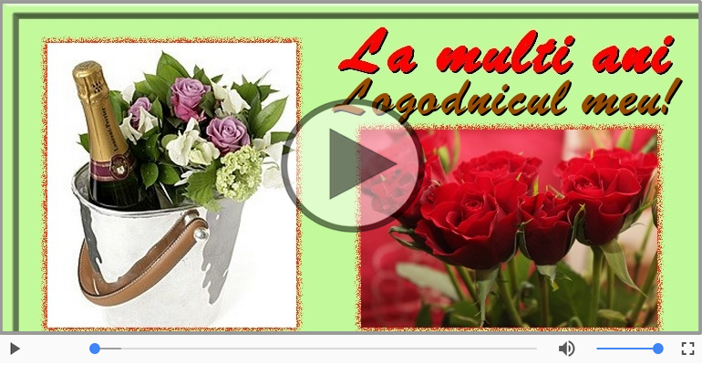 Felicitare muzicala - La multi ani, Logodnicul meu!