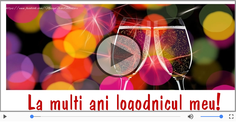 Felicitare muzicala - Happy Birthday Logodnicul meu!