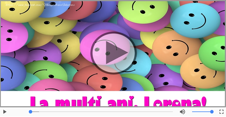 A mai trecut un an, La multi ani Lorena!