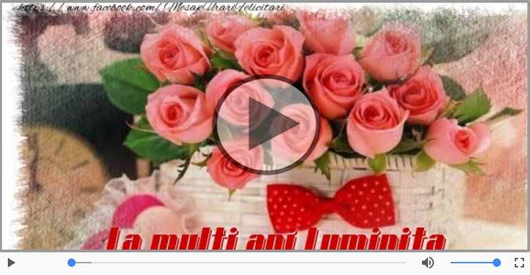 La multi ani, Luminita!