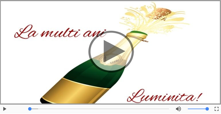 La multi ani cu sanatate, Luminita!