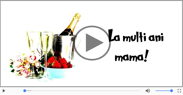 Felicitare muzicala - Happy Birthday Mama!