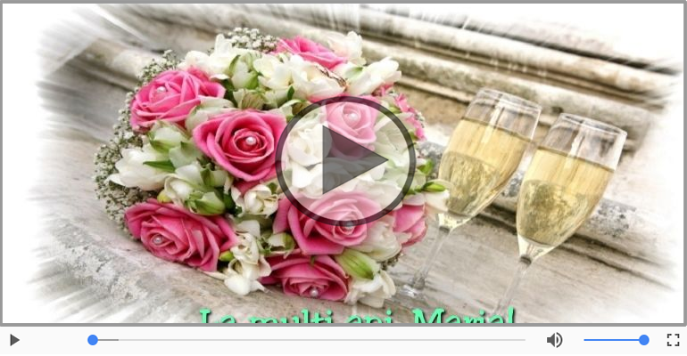 La multi ani cu sanatate, Maria!